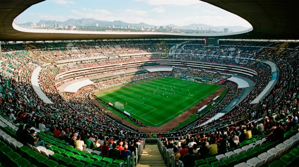 Estadio Azteca í Mexíkóborg — goðsagnakenndur völlur sem opnar Heimsmeistarakeppnina 2026