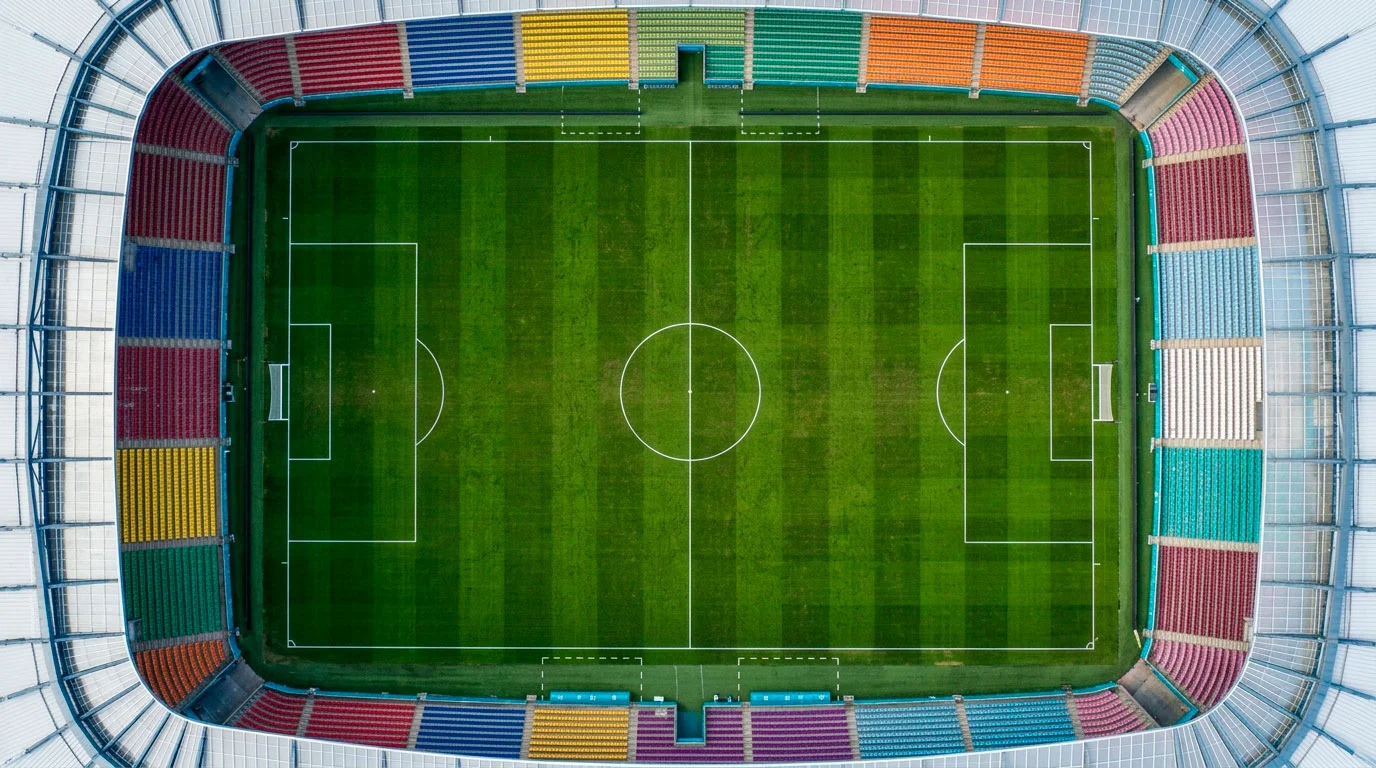 Skýringarmynd af mótasniði HM 2026 með tólf riðlum og útsláttarkerfi fyrir 48 lið