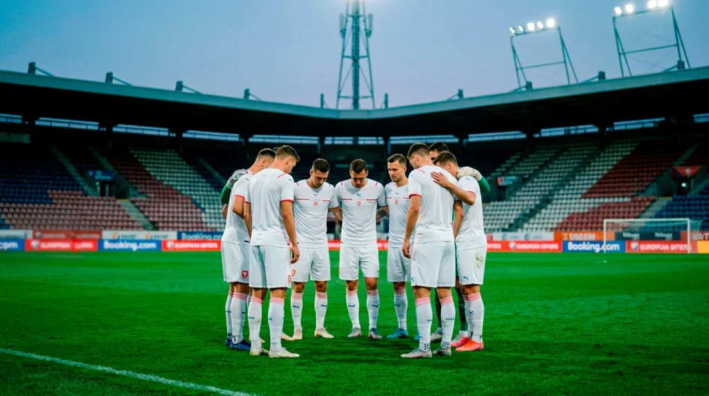 Tékkneska landsliðið á Heimsmeistarakeppninni 2026 — lið sem sigraði Danmörku í vítaspyrnum