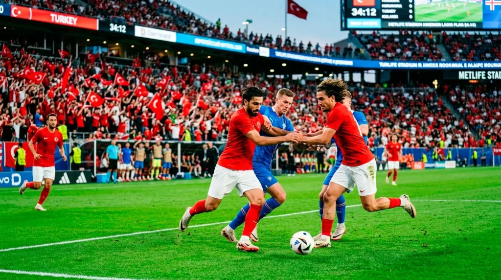 Tyrkneska landsliðið á Heimsmeistarakeppninni 2026 — baráttuandinn og riðill D